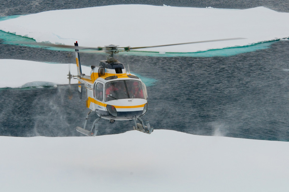 Um im Rossmeer operieren zu können, sind Helikopter unerlässlich