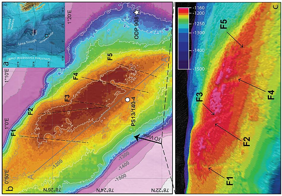 Die Furchen in einer Tiefe von 1200 Metern sind die tiefsten Eisbergkratzer, die bisher auf dem arktischen Meeresboden gefunden wurden.