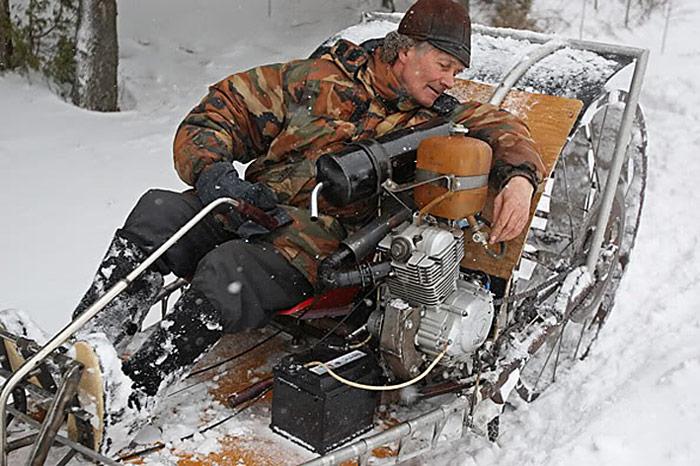 Einradmobil-Fahrer