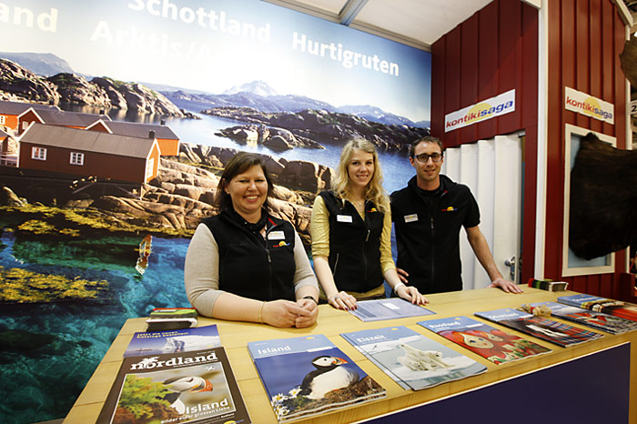 Reiselustige wurden gut beraten am Stand von Kontiki-Saga Reisen.